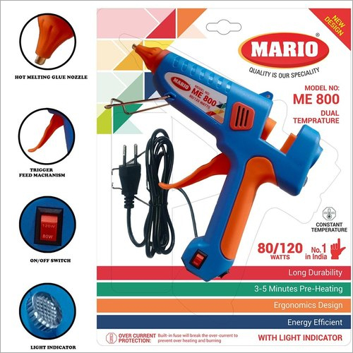 Mario Me-800 Hot Melt Glue Gun  80-120 Watt Application: Wood