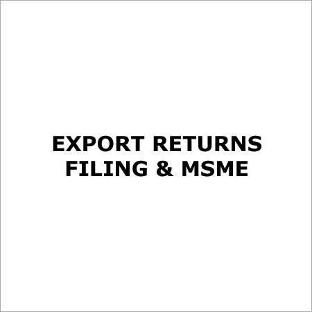 निर्यात वापसी फाइलिंग और MSME
