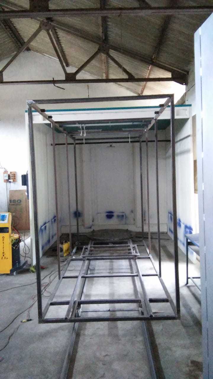 Powder Coating Booth With Oven