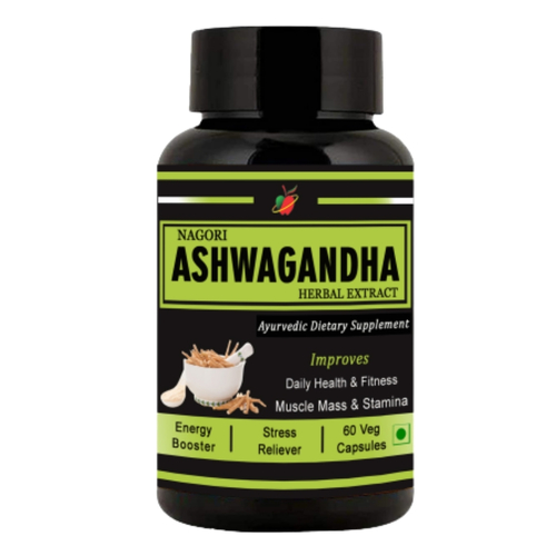 Ashwagandha Capsule - 60 Veg Capsule Shelf Life: 36 Months