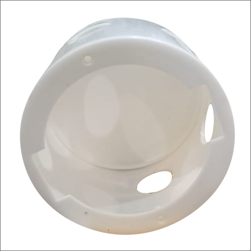 Round Concealed Pvc Box - Plastic Material, Different Thickness Options | Concealed Design For Efficient Wiring Solutions
