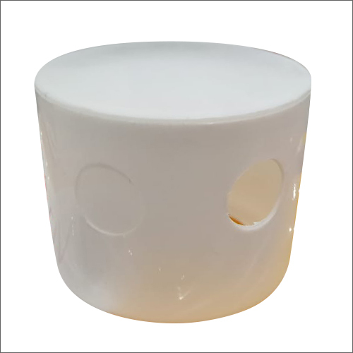 Round Concealed Pvc Box - Plastic Material, Different Thickness Options | Concealed Design For Efficient Wiring Solutions