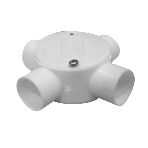 Pvc Junction Box - Pvc Material, Various Thickness Options Available | White Design For Versatile Electrical Connections