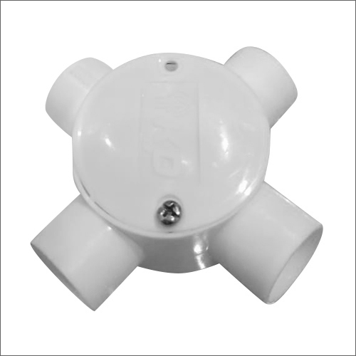 Pvc Junction Box - Pvc Material, Various Thickness Options Available | White Design For Versatile Electrical Connections