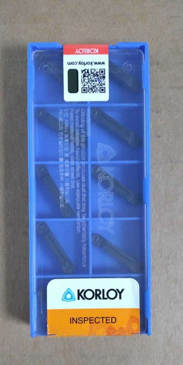Korloy Mrmn Grooving Insert - Carbide Material, Cnc Machine Compatibility | Industrial Grooving Tool For Precision Machining
