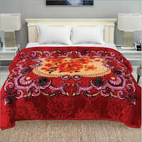 मल्टीकलर मिंक डबल ब्लैंकेट