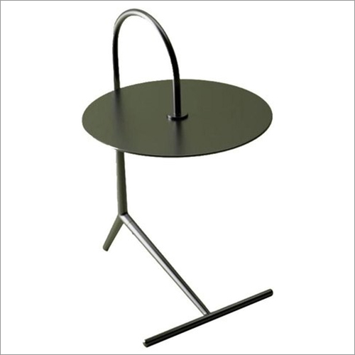 Black Round Glass Table Stand