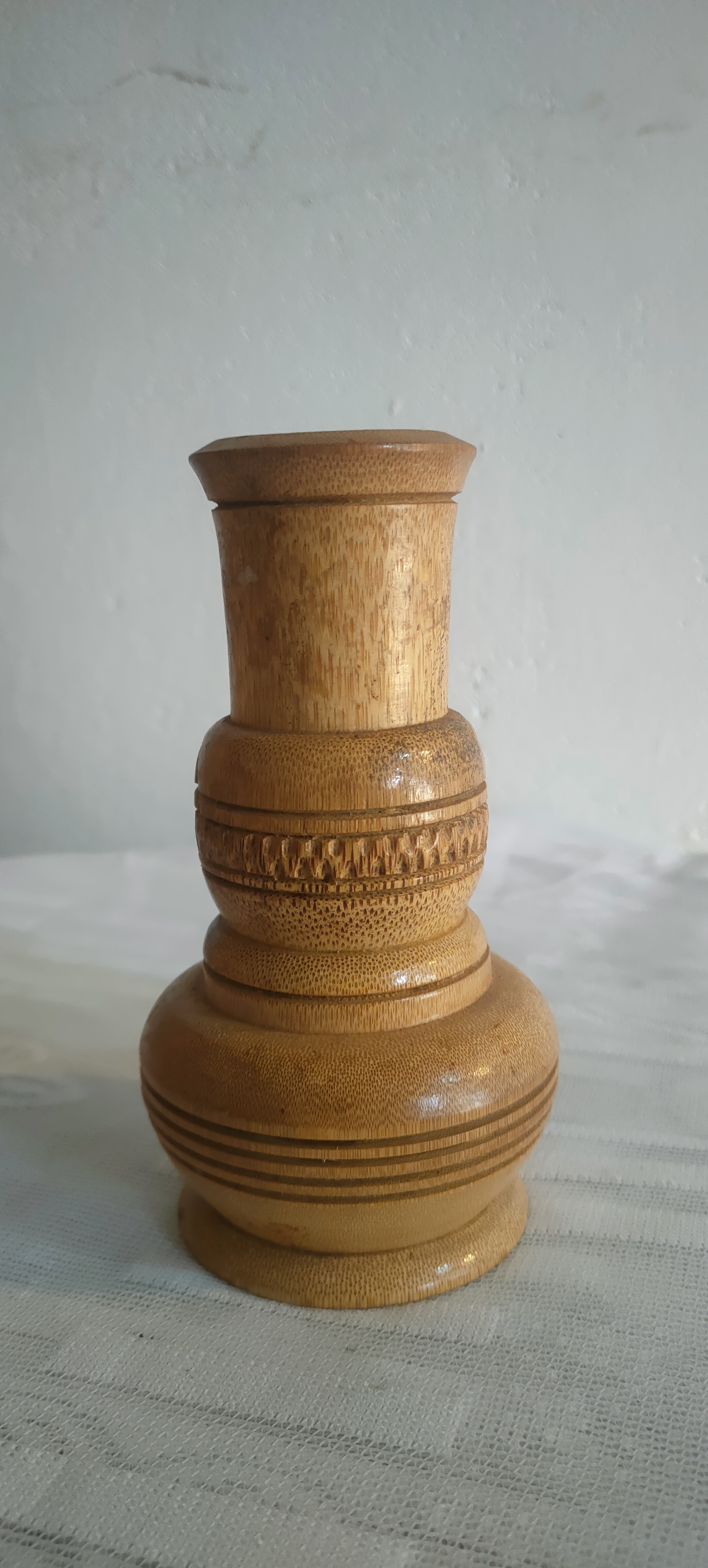 Bamboo 6" Flower Vase