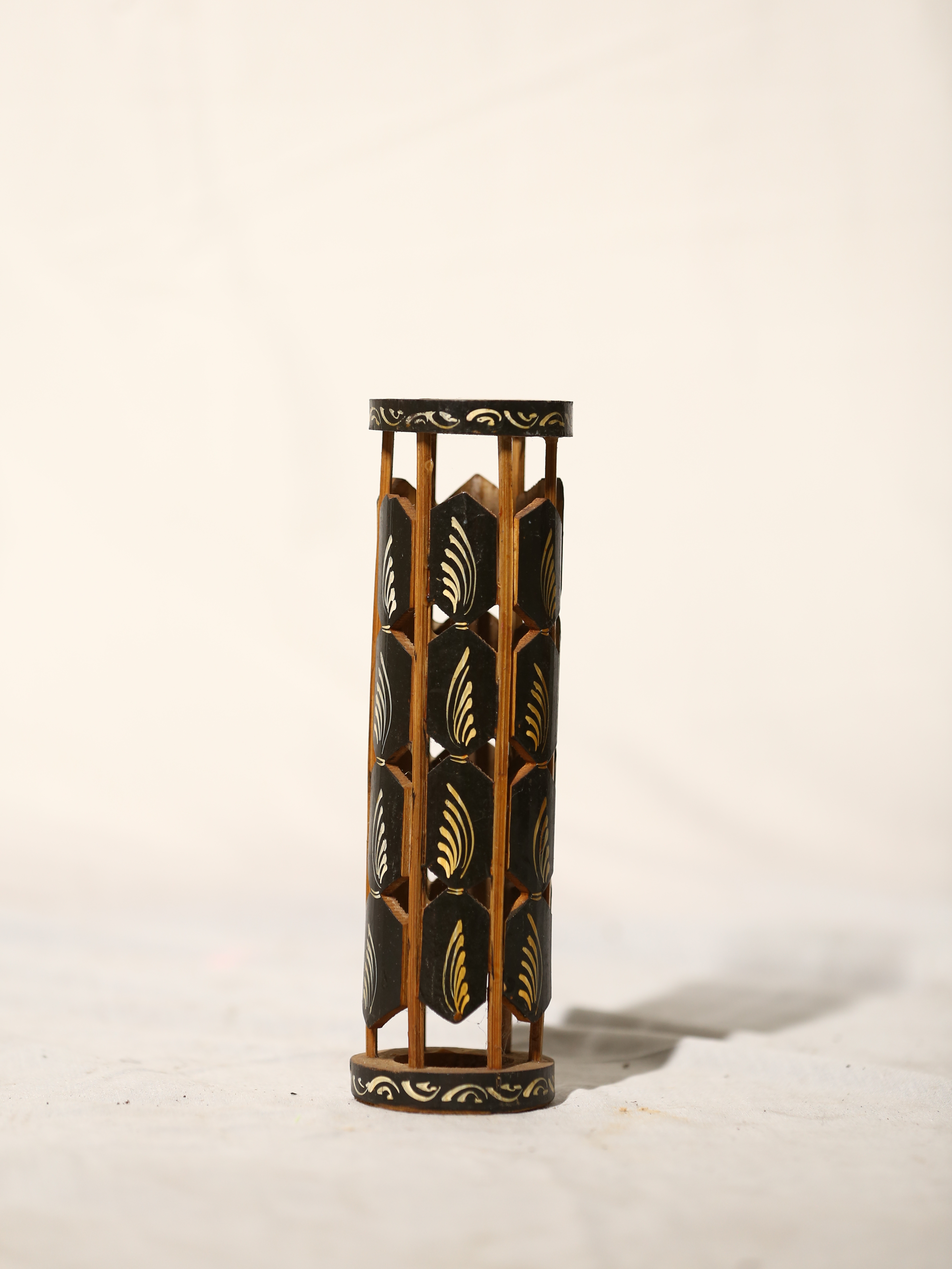 Straight Flower Vase - Natural Bamboo | Handcrafted Cane Design, Eco-friendly Material, Elegant Addition To Home Dã©cor
