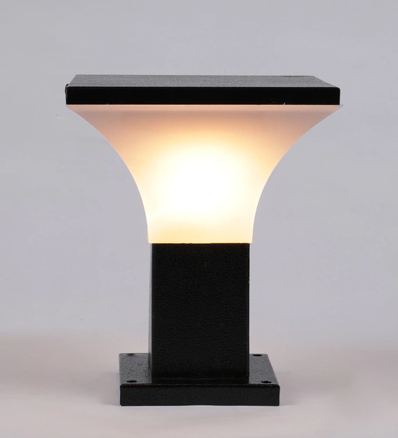 Pradhuman Decorative Outdoor Lamp - Plastic Material, Standard Size, White Color - Modern Round Design, Energy Saving Light Source, 40 Watt Power Consumption