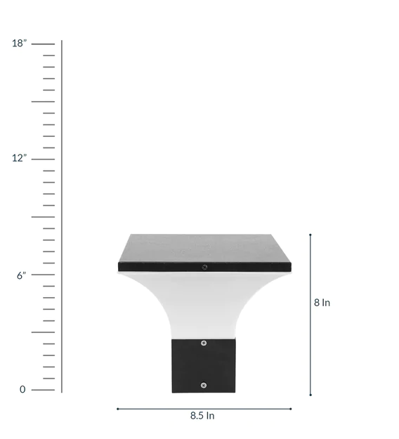 Pradhuman Decorative Outdoor Lamp - Stainless Steel, Mini Lamp Shade Design | Energy Saving Cfl Light, Elegant Entrance Illumination