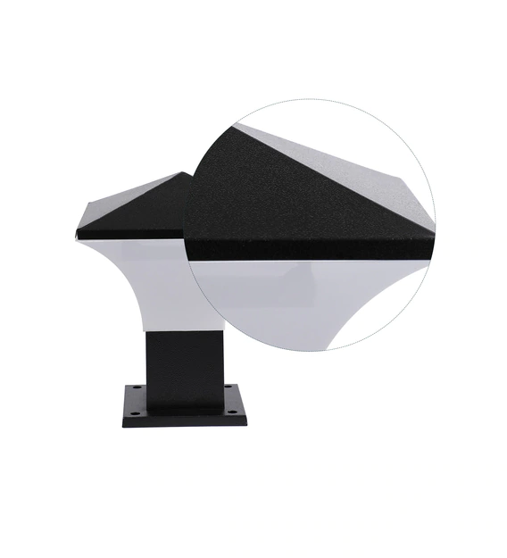Pradhuman Decorative Outdoor Lamp - Plastic, Standard Size, Round Shape, White Color | Energy Saving Light Source, Modern Style, 40 Watts Power Consumption