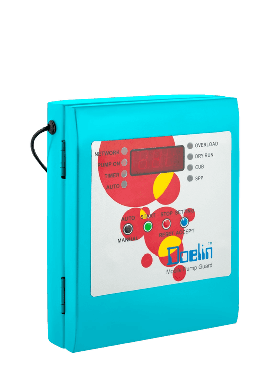 Three Phase Mobile Display Pump Guard - 300 To 470 Vac, 90a Current Range | Auto Pump Protection, Ivrs Control, Digital Display, Multi-language Support, Battery Backup Optional