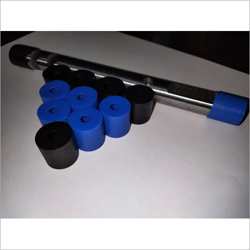End Cap - Plastic Material, Round Shape, Blue Color | Durable Design for Secure Closure