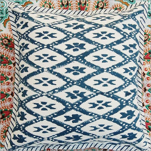 Block Printed Cushion Cover Set Of 2 Application: Household