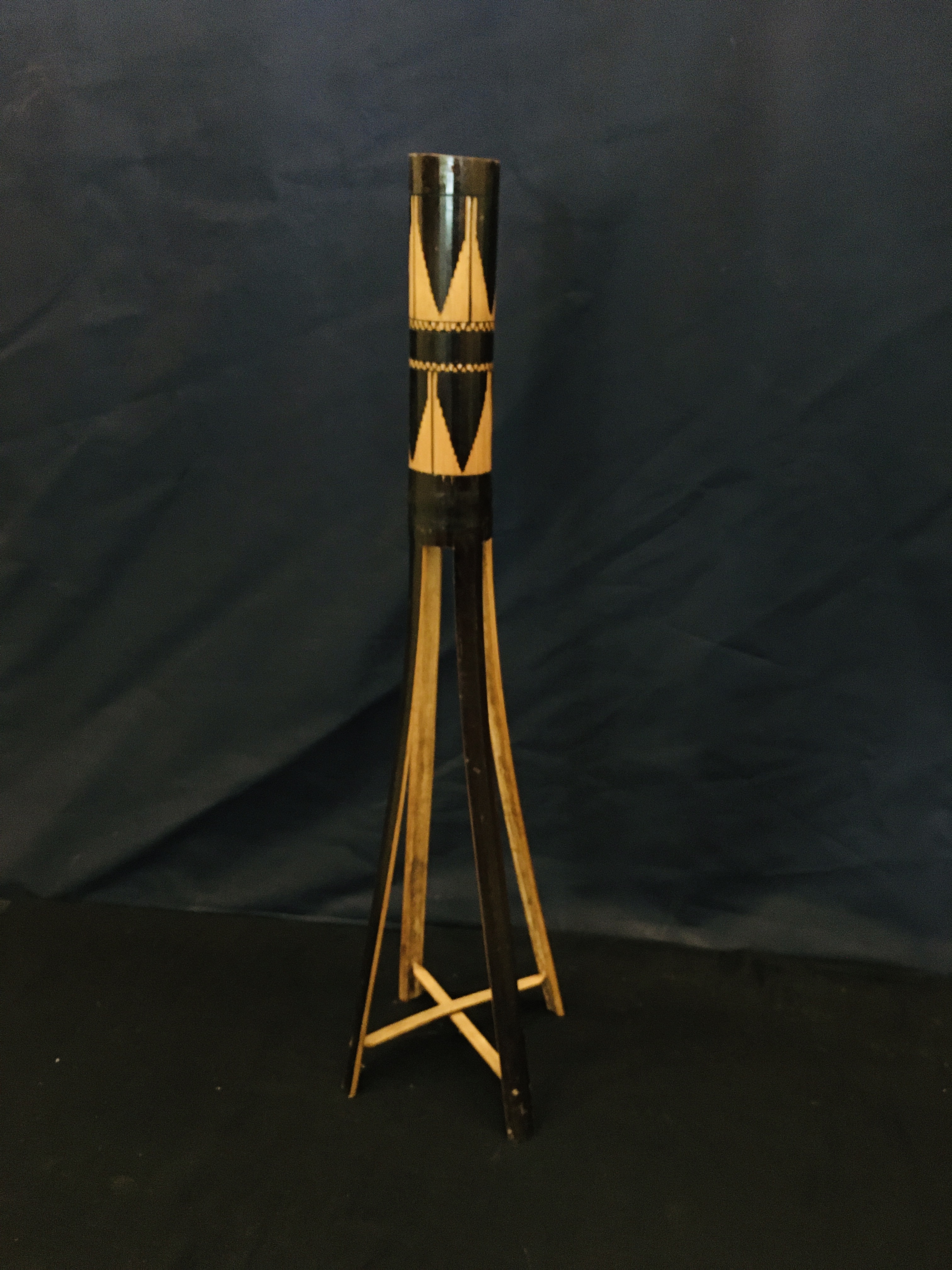 Bamboo Flower Stand - Natural Bamboo | Artisan Craftsmanship, Eco-friendly Design, Elegant Home Decor