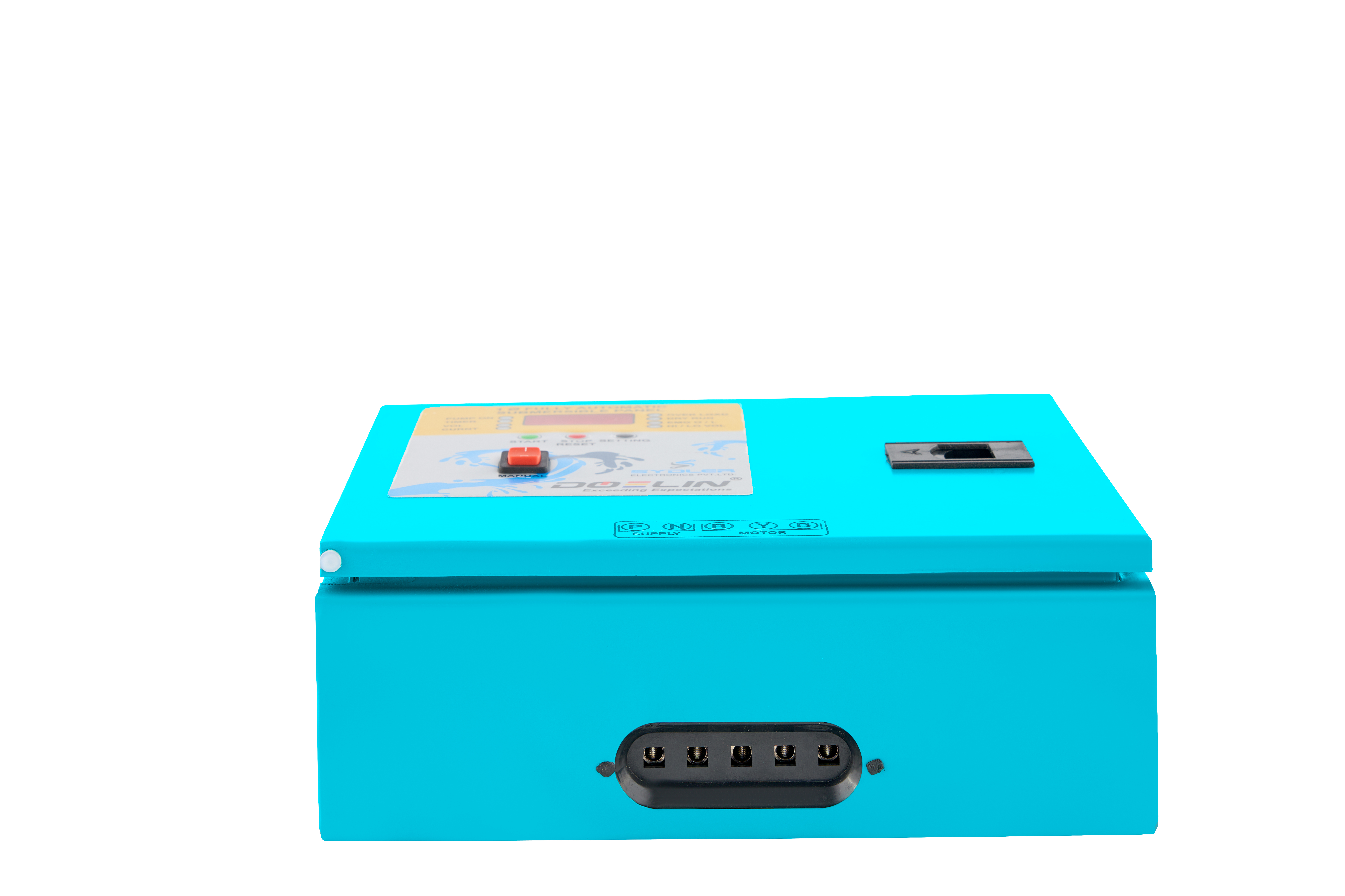 Fully Automatic Single Phase Starter Panel - Micro-controller Based Design, 22a Current Capacity | Digital Display, Overload/voltage Protection, Dry Run Safety Features, Easy Mounting, Long Shelf Life