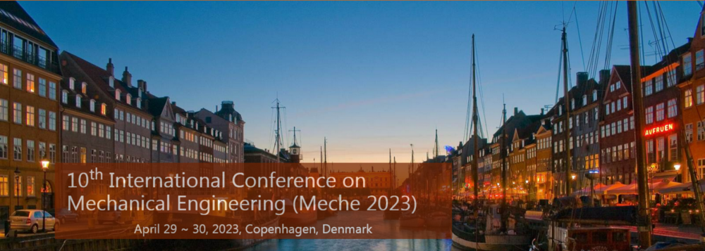 International Conference on Mechanical Engineering (MECH)