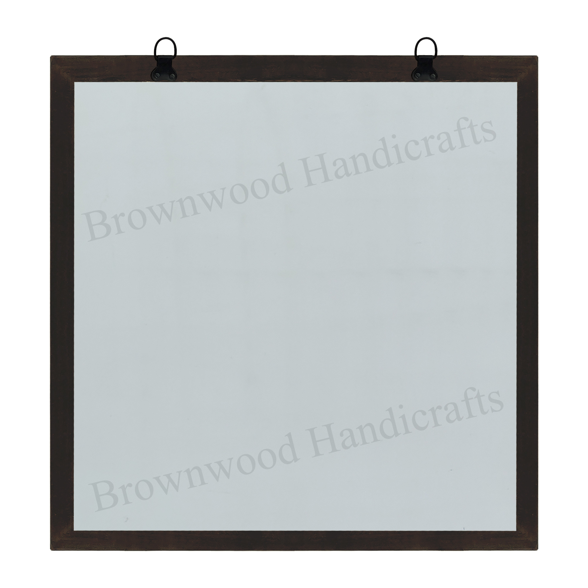 Mdf Hand Carved Wall Panel - 24 X 24 Inch, Burnt White Antique Finish | Beautiful Square Design, 22 Mm Thickness