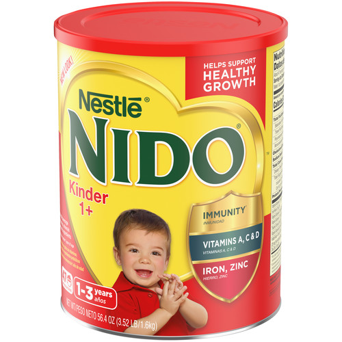 Nido Milk Powder - Tin, 400g, 900g, 1800g, 2500g | Full Creme, Instant Milk, Multilanguage Text, Nutritious Packaging Options