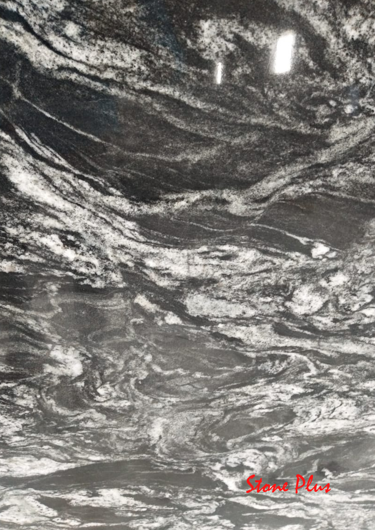 Black Forest Granite - 3/4 Inch Thick Slab, Polished Black Finish, 120 X 240 Cm Size, 2700 Kg/m3 Density