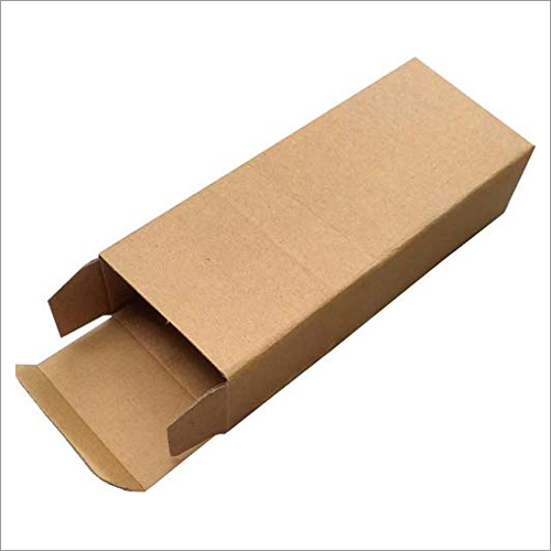 Top Bottom Tucking Flap Box - E Flute Corrugated Board, Different Sizes Available - Brown Paper Material
