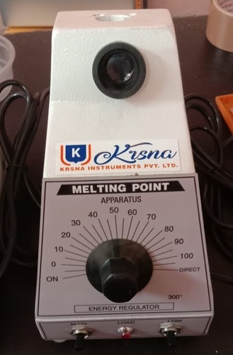 Melting Point Apparatus - Metal Body, Manual Operation, 0-350°C Temperature Range | Illuminated Mounting Block, Uniform Shadowless Lamp