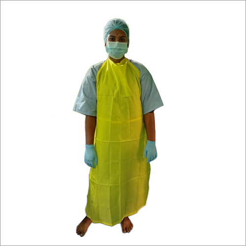 पीला प्लास्टिक प्लेन एप्रन