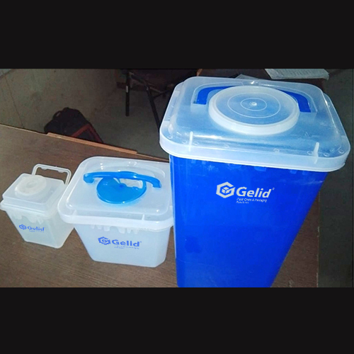 Transparent Puncture Proof Sharps Container 5l, Capacity: 5-8 Litre - Material: Hdpe