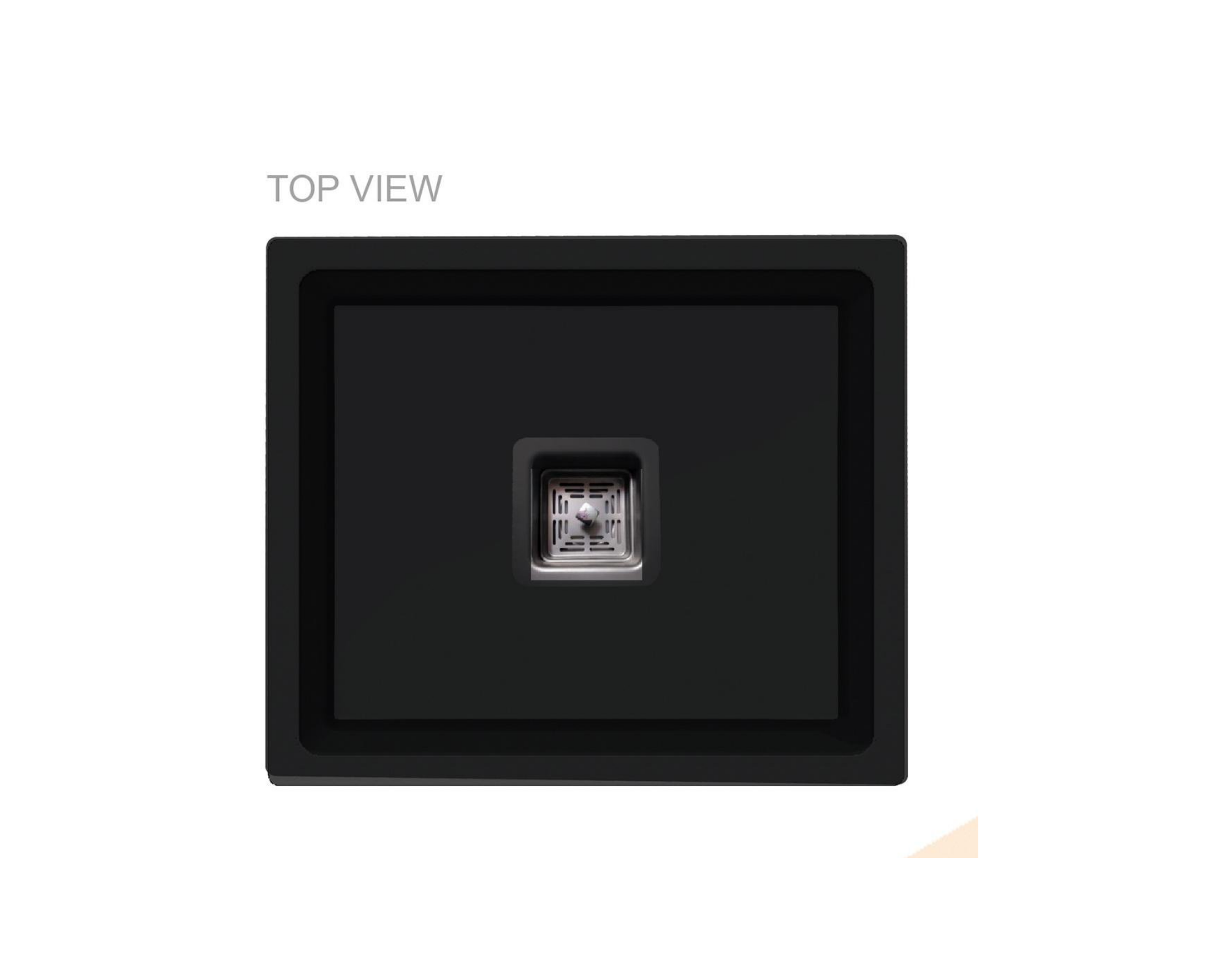 Quartz Kitchen Sink - 1 Bowl Undermount | Matte Black Quartz Composite Durable And Bold Design