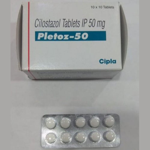 सिलोस्टाज़ोल टैबलेट 50mg सामान्य दवाएं