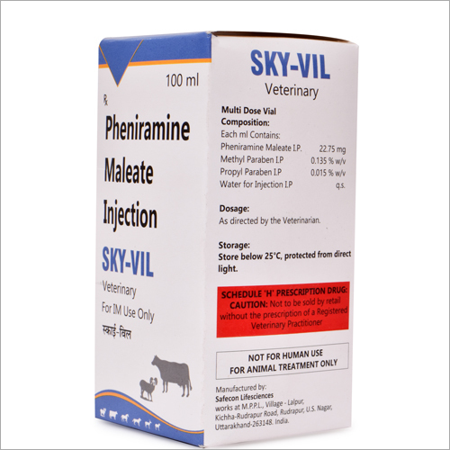 Pheniramine Maleate Injection - Ingredients: Animal Extract