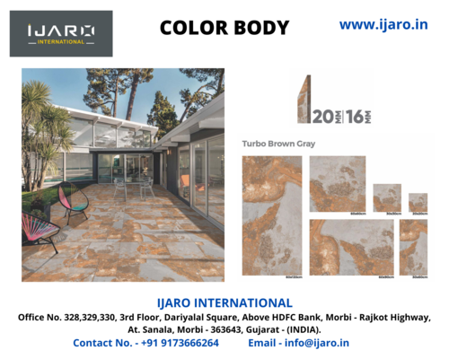 मैट फ़िनिश फुल बॉडी टाइल्स