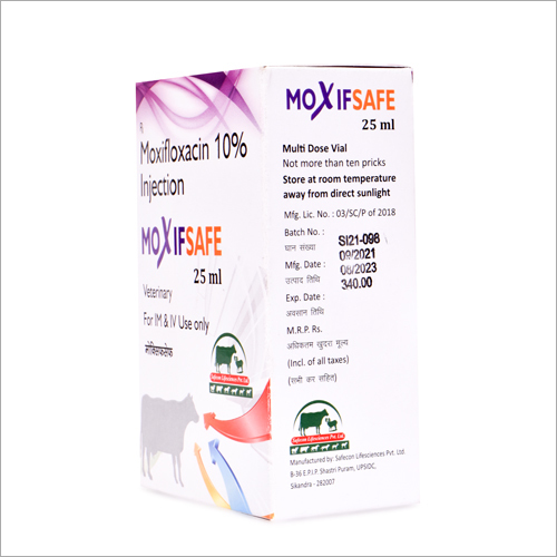 Liquid Moxifloxacin 10% Injection