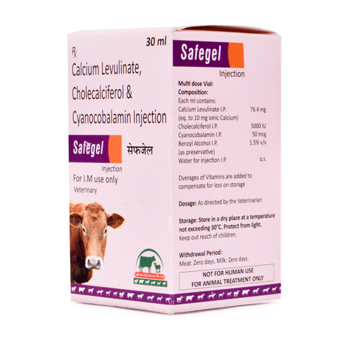 Liquid Calcium Levulinate Cholecalciferol And Cyanocobalamin Injection