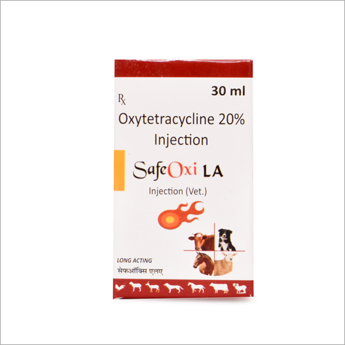 Oxytetracycline 20% Injection - 200mg Antibiotic For Small & Big Animals | Veterinary Injectable Liquid, Who & Gmp Certified, Store Below 25°c