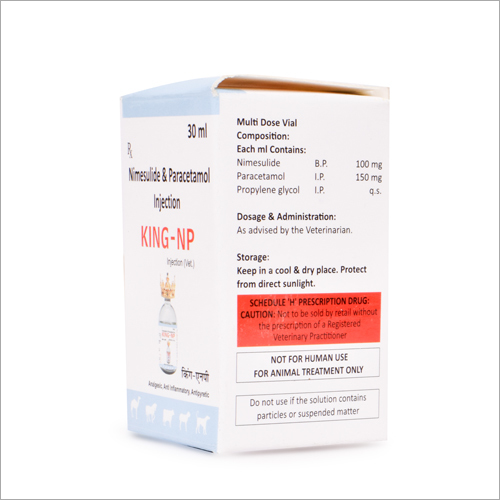 Liquid Nimesulide And Paracetamol Injection 30 Ml