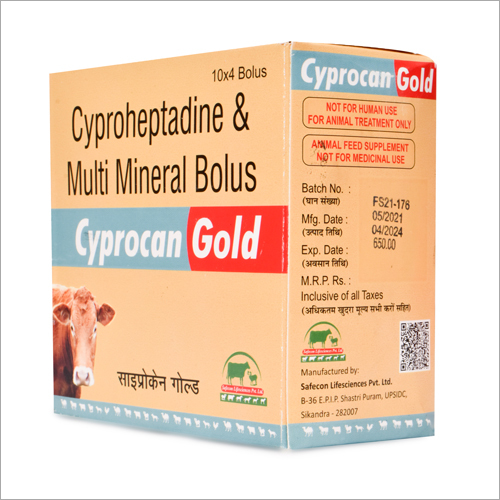 Tablets Cyproheptadine And Multi Mineral Bolus