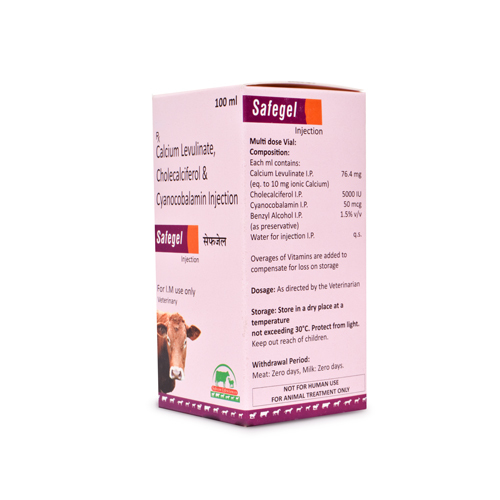 Calcium Levulinate Cholecalciferol Injection - Physical Form: Liquid