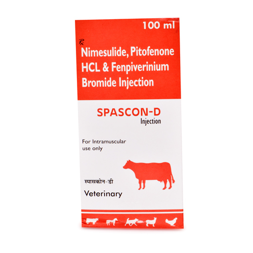 Liquid Nimesulide Pitofenone Hcl And Fenpiverinium Bromide Injection