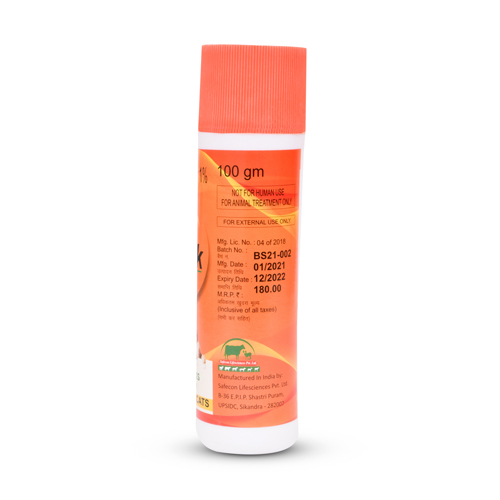 Safetik Powder - Ectoparasiticide Propoxur Powder For Ticks Control | External Use Medicine, Store In Cool, Dry & Dark Place Below 25â°c