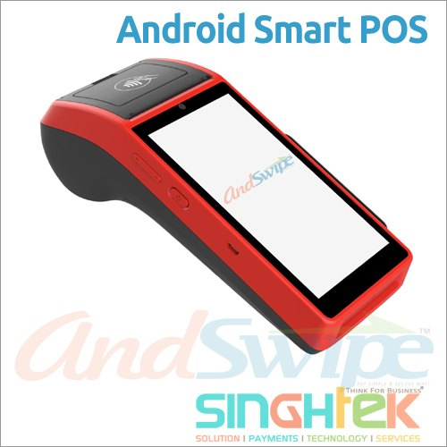 Andswipe A9210 Smart Pos Terminal - Color: Black Red