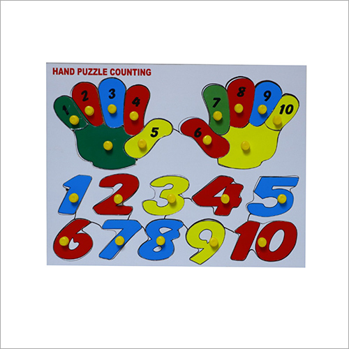 Wooden Hand Counting Puzzle Age Group: Children