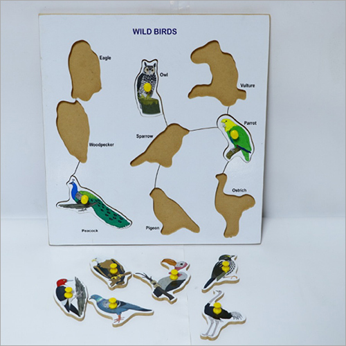 Wooden Wild Birds Board Age Group: Children