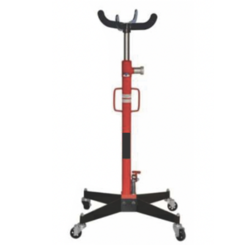 Transmission Jack - Scissor Lift Design, 4,000 lbs Lifting Capacity | Tough Steel, Multi-Adjustment Handles, Safety Load Restraining Chain, Four-Wheel Casters for Easy Mobility