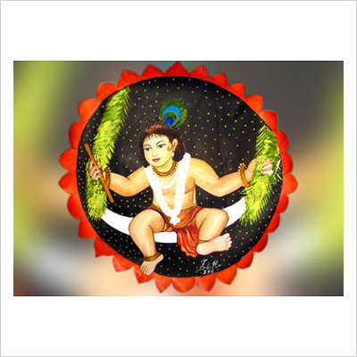 बाल कृष्ण की पेंटिंग्स