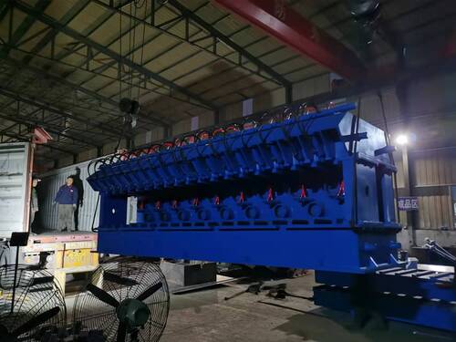Stand Sizing Mill Machine - Color: Blue