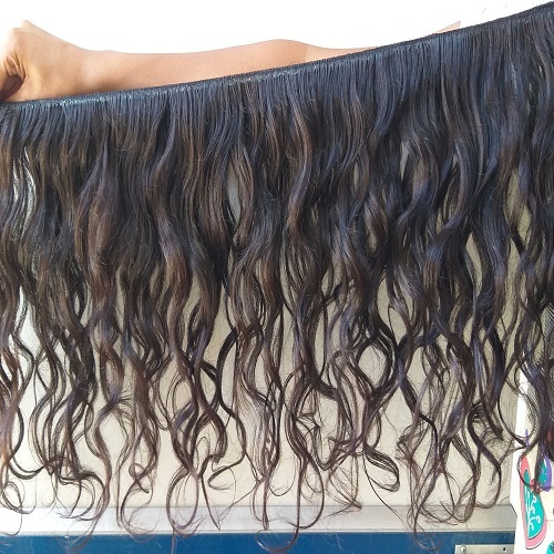 Natural Black Curly Double Weft Human Hair