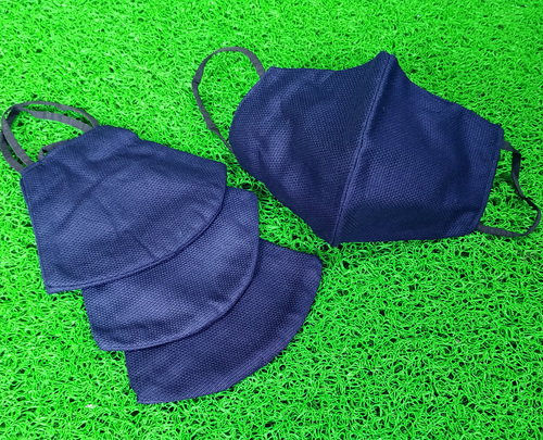 Blue 2 Layer Face Mask Gender: Unisex