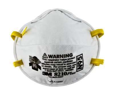 3m 8210plus N95 Particulate Respirator, Box Of 20